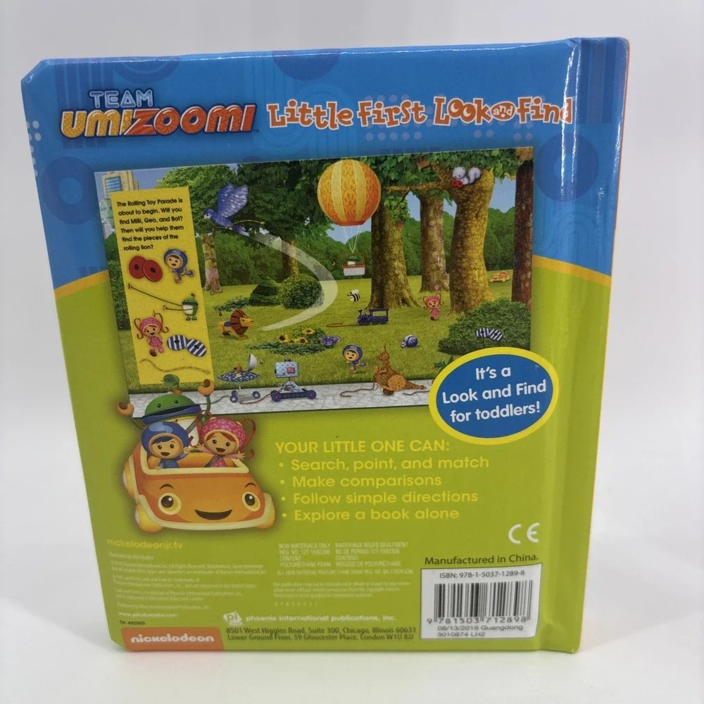 NICKELODEON: TEAM‎ UMIZOOMI LITTLE FIRST LOOK AND FIND Excellent Condition
